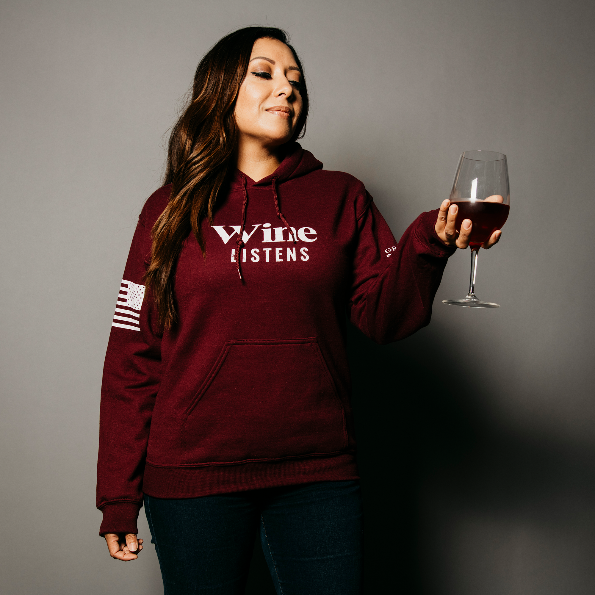 Red wine hoodie shop